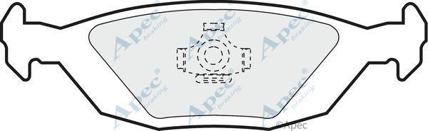 APEC BRAKING Комплект тормозных колодок, дисковый тормоз PAD567
